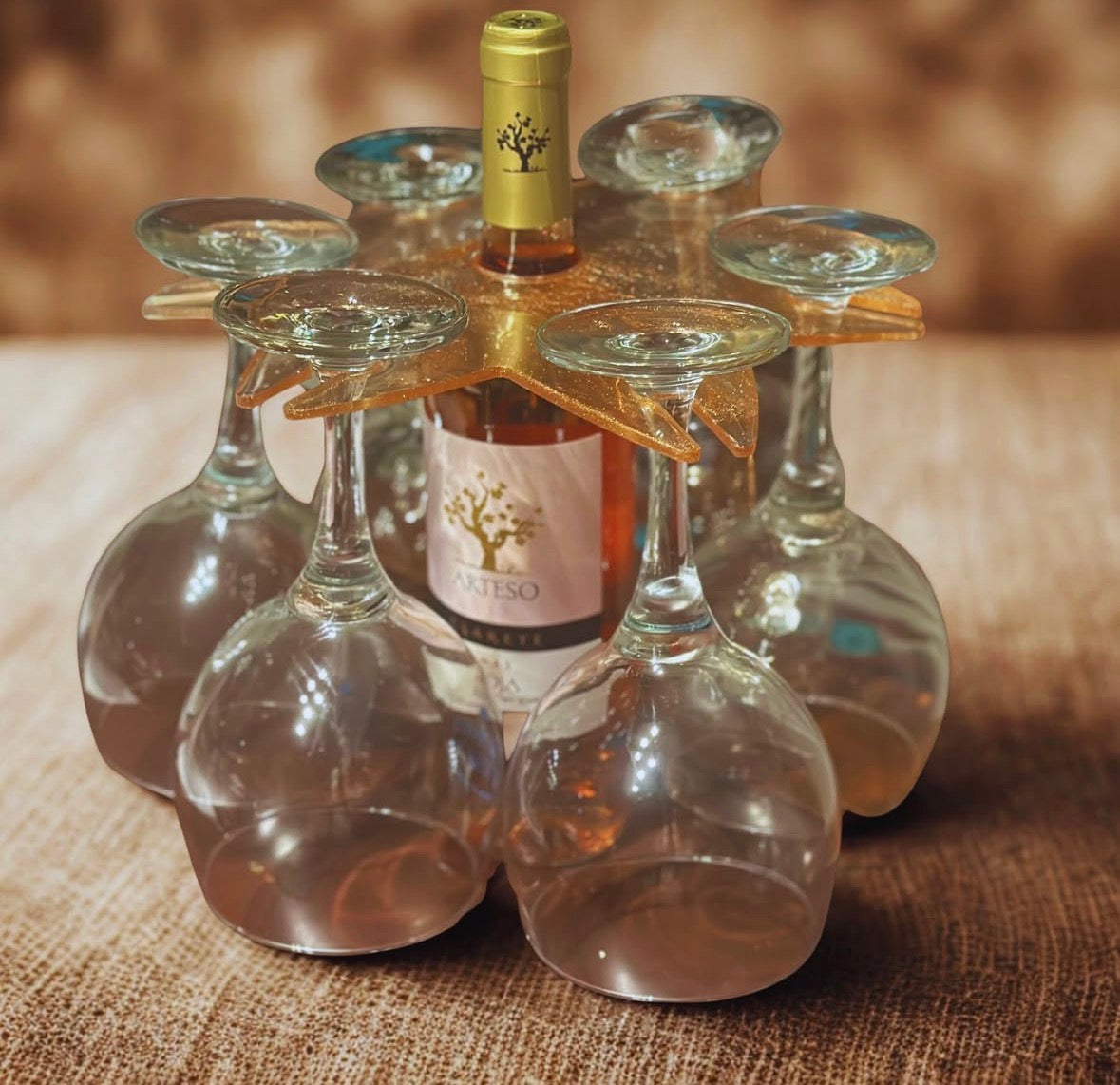 Elegant Wine Glass Holder Set – Serve with Style