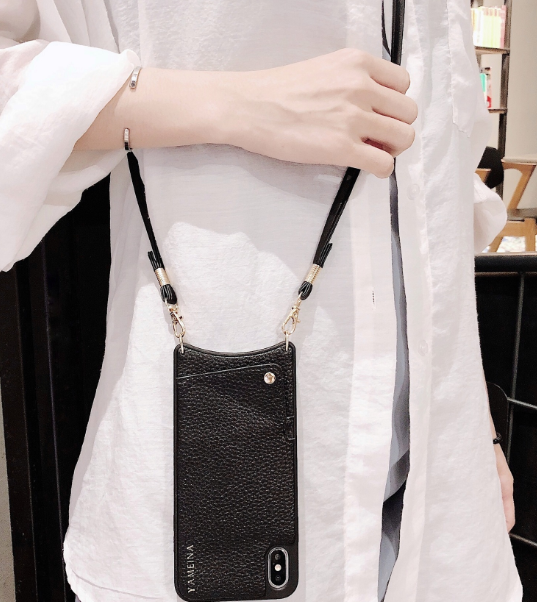 Crossbody Phone Case with Strap and Bag Attachment